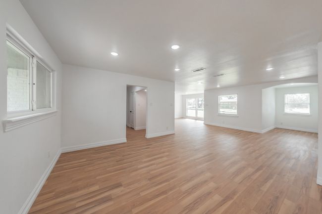 Spare room featuring light wood-type flooring, recessed lighting, and baseboards | Image 37