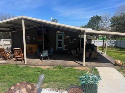 Back of property featuring a lawn and a patio | Image 2