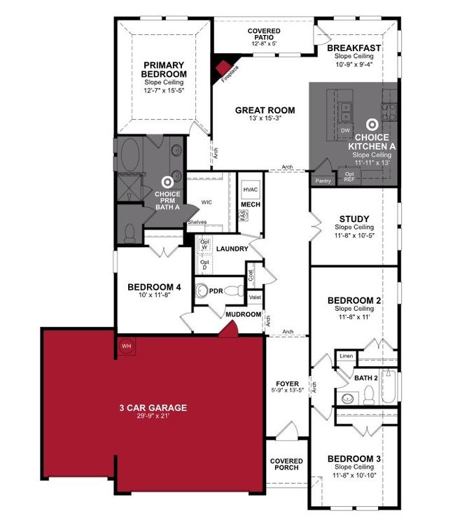 Beazer Homes Whitewing Trails Magnolia Floorplan. | Image 7