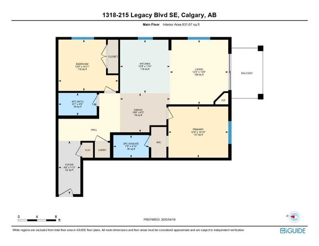 1318 - 215 Legacy Blvd Se, Condo with 2 bedrooms, 2 bathrooms and 1 parking in Calgary AB | Image 33