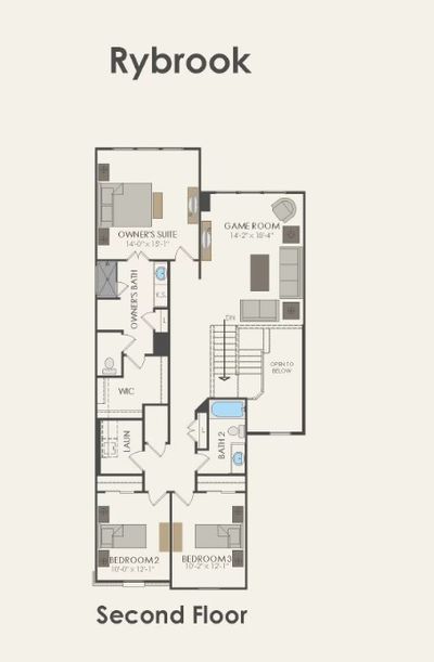 Pulte Homes, Rybrook floor plan | Image 3