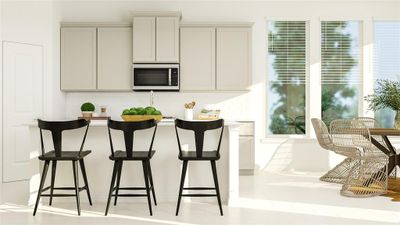 Kitchen featuring gray cabinets | Image 3