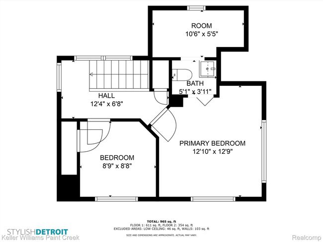 02-2nd_floor_2620_zinow_street_hamtramck_with_dim.jpg | Image 27