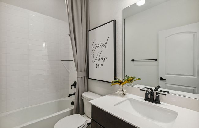 Upgraded secondary bath with elegant finishes *Model representation | Image 19