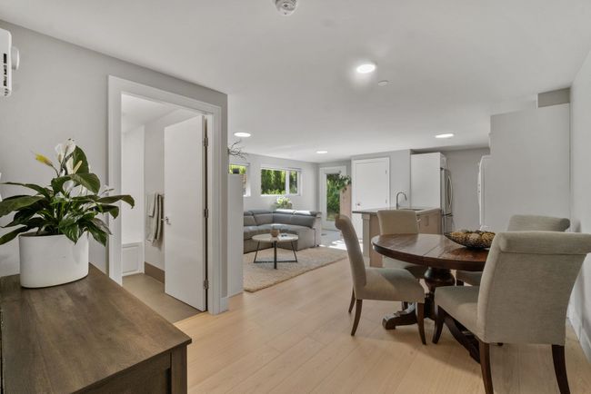 Dining space featuring light wood-type flooring and recessed lighting | Image 33
