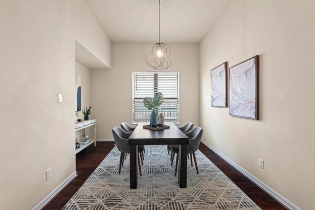 Dining area featuring dark wood-type flooring | Image 16