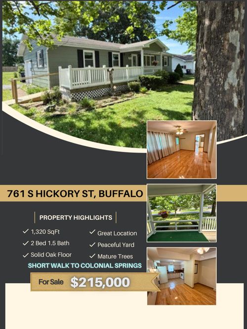 761 S Hickory St, Buffalo, MO, 65622-8569 | Card Image