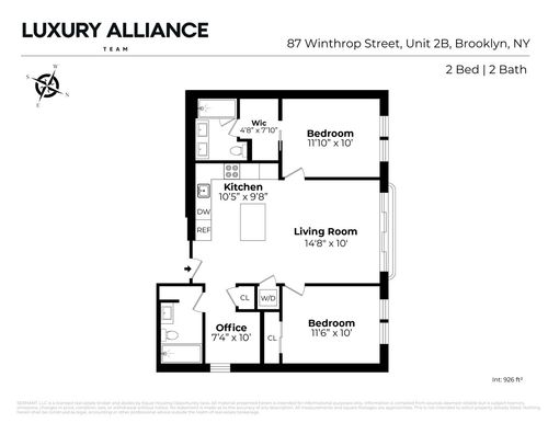 2b-87 Winthrop Street, New York City, NY, 11225 | Card Image