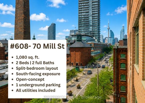 608-70 Mill St, Toronto, ON, M5A4R1 | Card Image