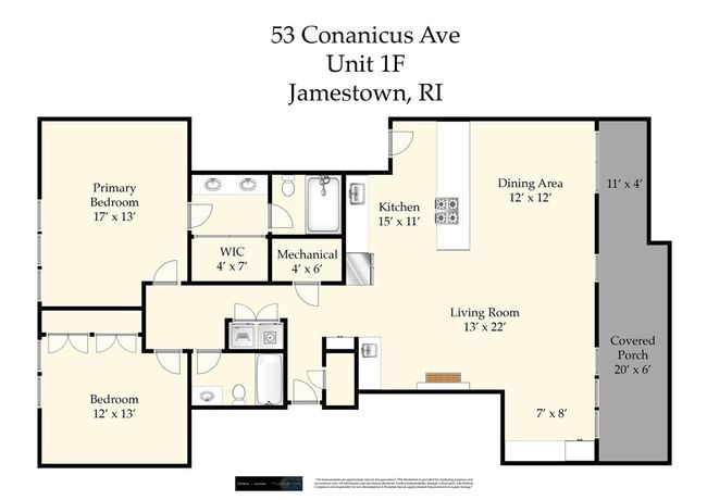 APT-1 - 53 Conanicus Ave, Condo with 2 bedrooms, 2 bathrooms and 2 parking in Jamestown RI | Image 28