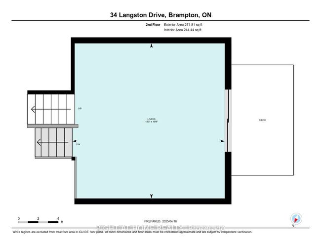 34 Langston Dr, House attached with 5 bedrooms, 3 bathrooms and 2 parking in Brampton ON | Image 46