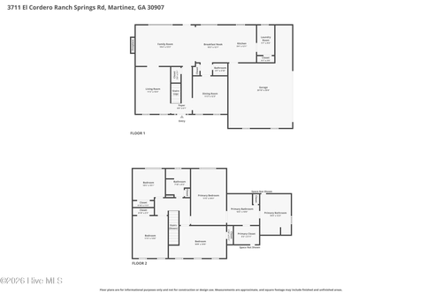 3711 El Cordero Ranch Springs Rd, Martinez, GA, 30907-4929 | Card Image