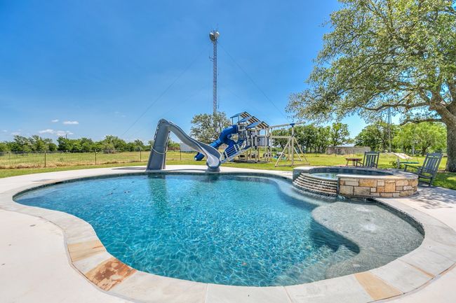 In-Ground Pool with Spa & Slide | Image 35