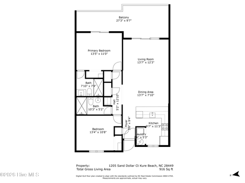 1205 Sand Dollar Ct, Kure Beach, NC, 28449 | Card Image