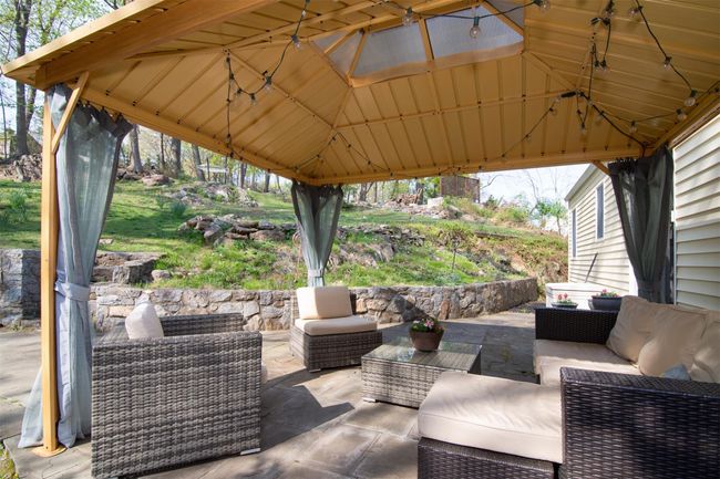 View of patio / terrace with outdoor lounge area and a gazebo | Image 20