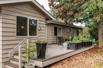 Low Maintenance Trek deck offers lovely outdoor dining and entertainment opportunities. | Image 3