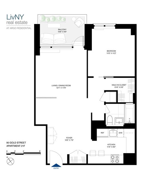 21f-90 Gold St, New York, NY, 10038-1838 | Card Image