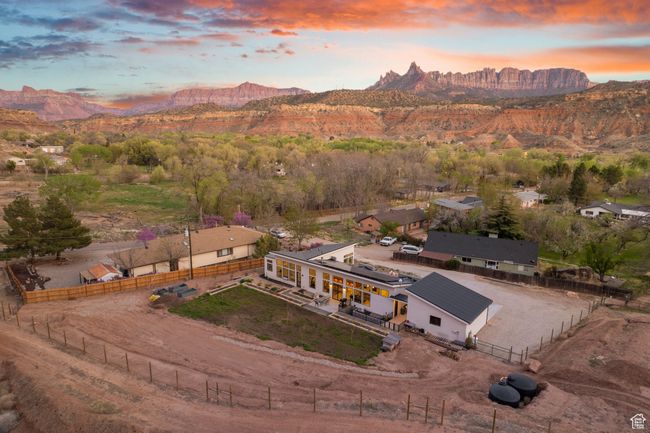 Aerial view at dusk with a mountain view | Image 65