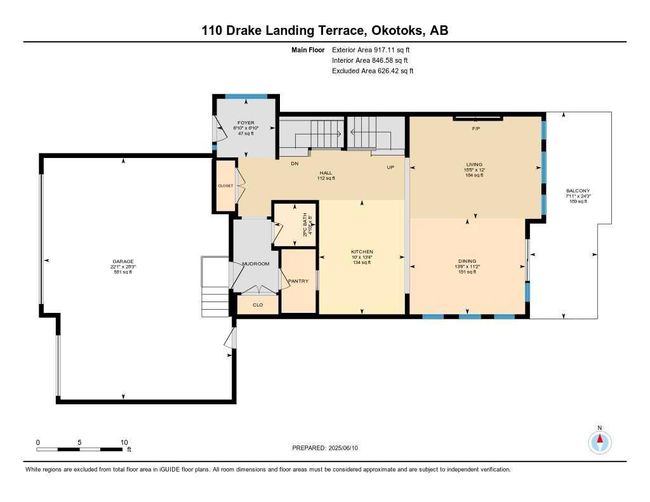 110 Drake Landing Terr, House other with 3 bedrooms, 3 bathrooms and 3 parking in Okotoks AB | Image 34