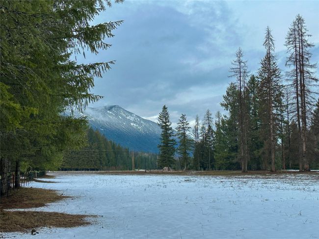 Mountain view with a view of trees | Image 4
