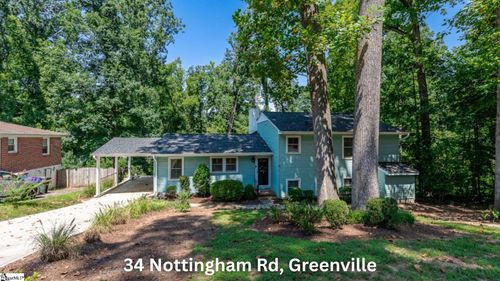 34 Nottingham Rd, Greenville, SC, 29607-2857 | Card Image