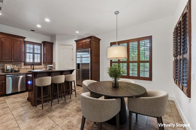 Dining room featuring recessed lighting and light tile patterned floors | Image 12