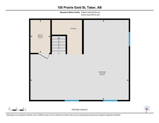 150 Prairie Gold St, Home with 3 bedrooms, 2 bathrooms and 7 parking in Taber AB | Image 45