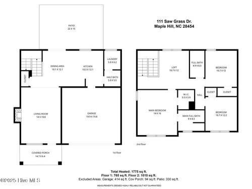 111 Saw Grass Dr, Maple Hill, NC, 28454-7593 | Card Image