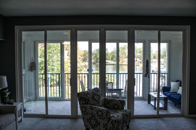 8 ft. sliding glass door for a beautiful lake view and your private dock area. | Image 11