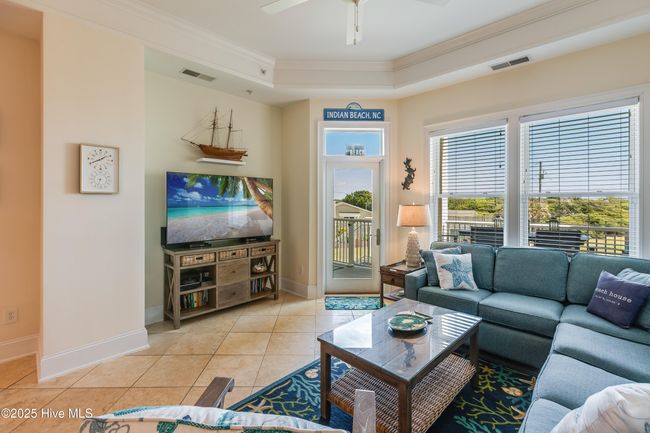 Gorgeous ocean views with balcony access from the living room and primary bedroom. | Image 5