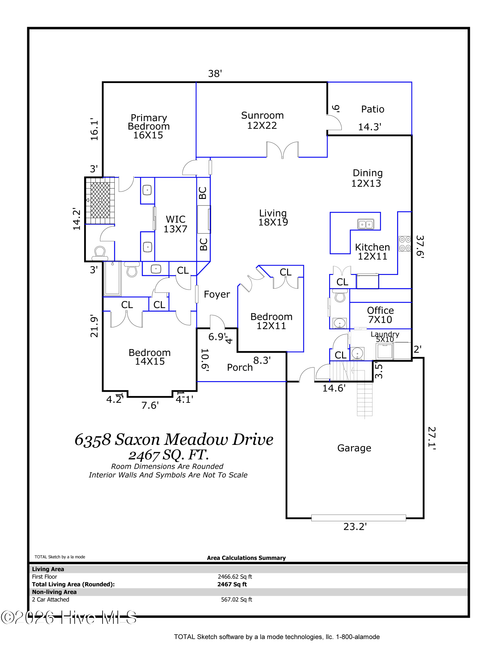 6358 Saxon Meadow Dr, Leland, NC, 28451-6081 | Card Image