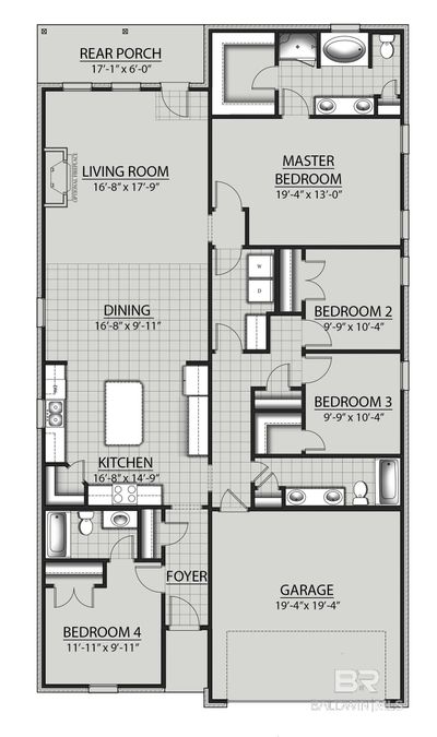 881 Sumter Loop, House other with 4 bedrooms, 3 bathrooms and null parking in Foley AL | Image 2