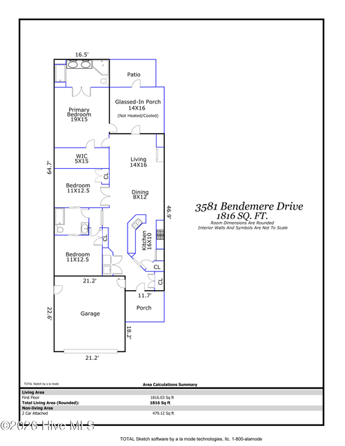 3581 Bendemere Dr, Leland, NC, 28451-9492 | Card Image