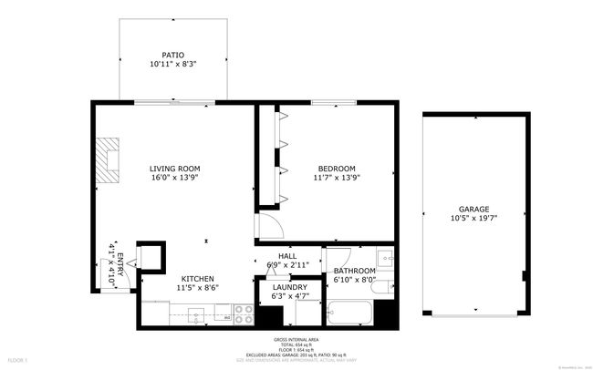 APT-1B - 267 W Cedar St, Condo with 1 bedrooms, 1 bathrooms and null parking in Norwalk CT | Image 15