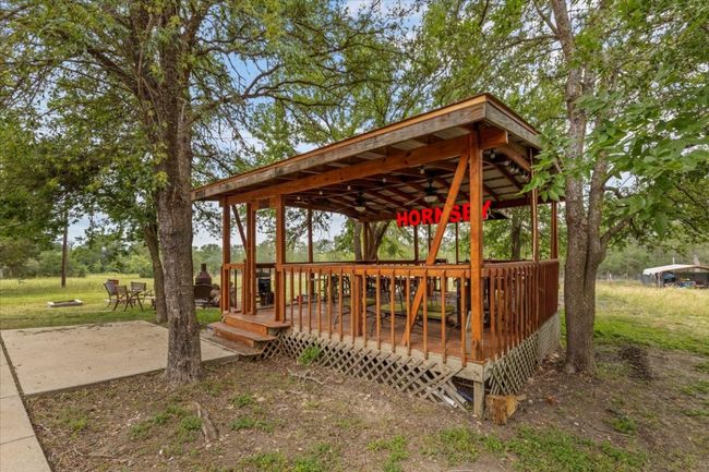 View of a gazebo and a wooden deck | Image 15