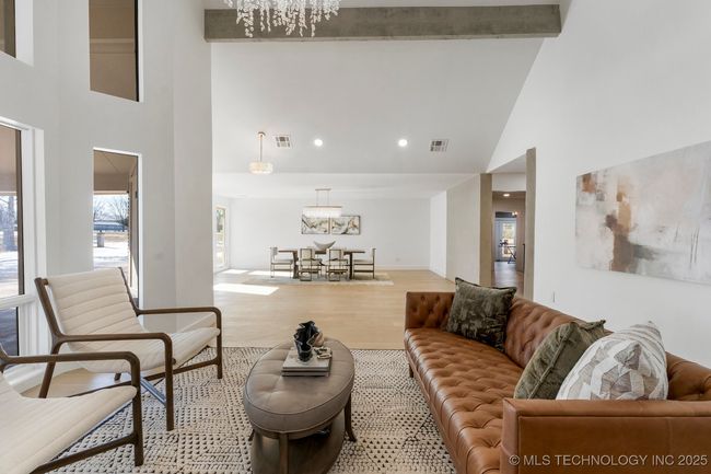 Grand formal living with huge windows and soaring ceilings | Image 12
