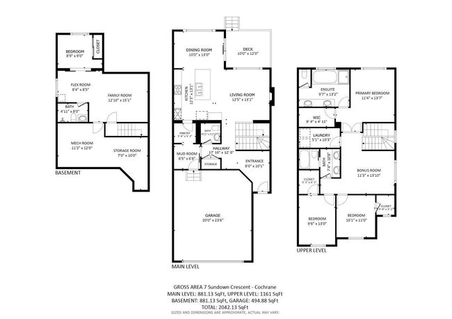 7 Sundown Cres, House other with 4 bedrooms, 4 bathrooms and 4 parking in Cochrane AB | Image 50