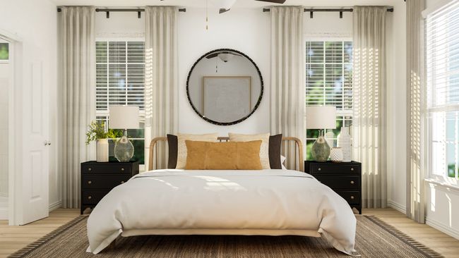 Bedroom with wood-type flooring | Image 19