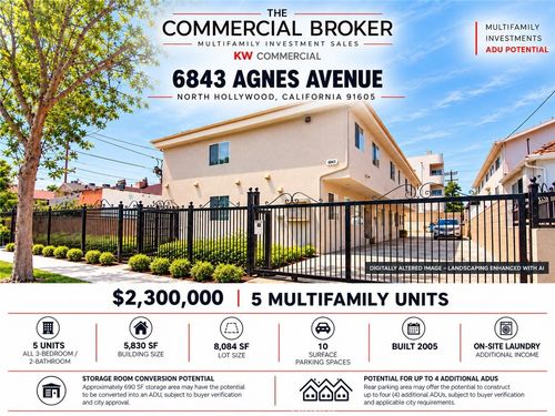 6843 Agnes, North Hollywood, CA, 91605 | Card Image