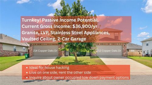 212 & 214 Copper Oaks Drive, Centerton, AR, 72719 | Card Image