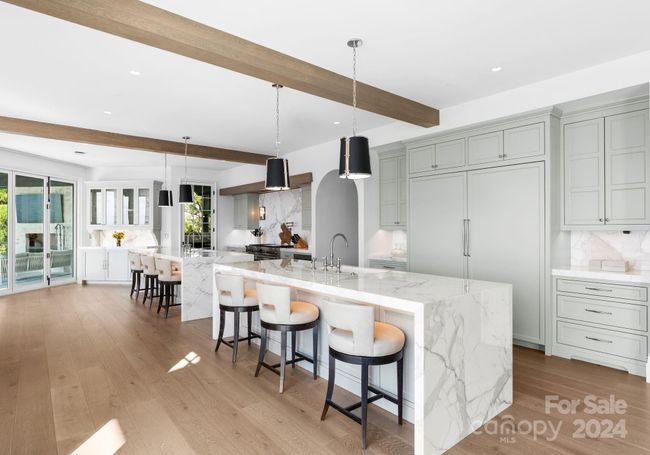 Gorgeous waterfall marble with a honed and perishable finish. | Image 10