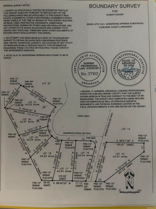 Lot 15-19 Whispering Springs Subdivision, Higden, AR, 72067 | Card Image