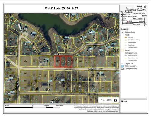 Plat E Lot 35, 36&37 Lafayette Drive, Odessa, MO, 64076 | Card Image