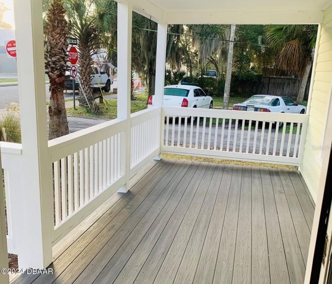 PORCH VIEW TO SIDE ALLEY ACCESS TO US HWY 1 | Image 5
