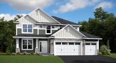 (Exterior rendering, actual homes finishes will vary) Welcome to home to our most popular floorplan the Lewis! | Image 1