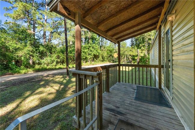 Wooden terrace with a yard | Image 30