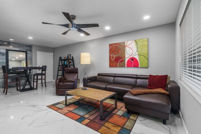 Please notice the recessed lighting and the smooth coat ceilings. | Image 1