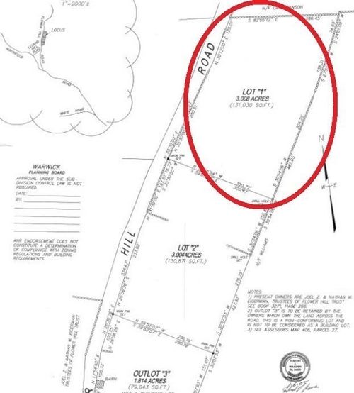 0, Lot 1 Flower Hill Rd, Warwick, MA, 01378 | Card Image