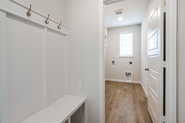 Mudroom with light hardwood / wood-style floors | Image 20