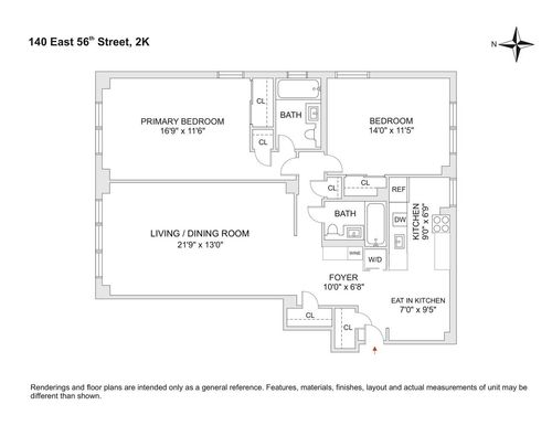 2-k-140 E 56th St, New York, NY, 10022-3624 | Card Image